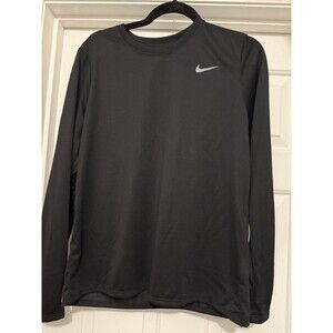 Nike Women's Dri-Fit Training Long Sleeve Shirt (New) Black